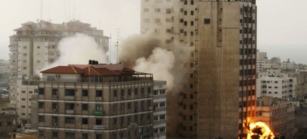 Gaza Highrises Smoothed By Israel