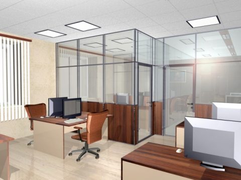 glass office partitions melbourne