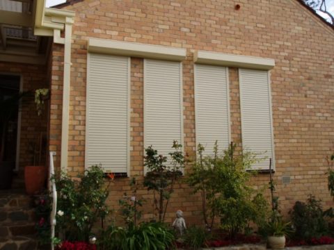 Security shutters for windows 