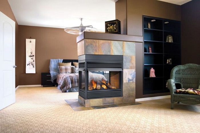 peninsula fireplace